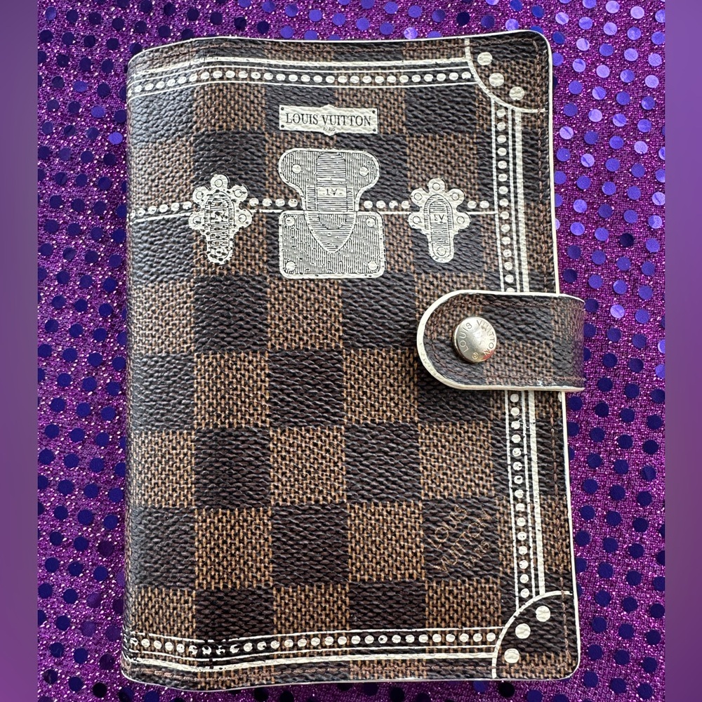 🐳Louis Vuitton Agenda PM Trunks Fonctionnel Damier Ebene canvas (limit.edition)
